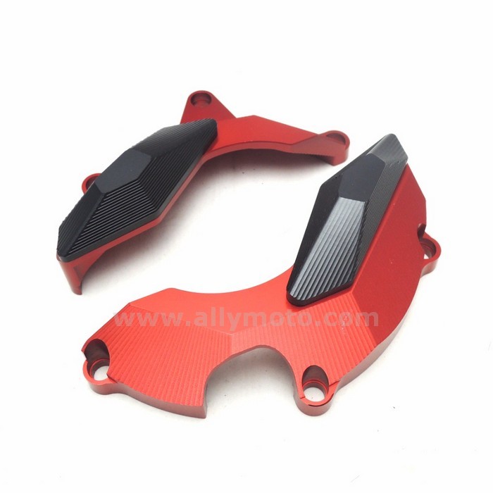 96 Yzf -R3 Engine Stator Frame Slider Protector Yamaha - R3 R25 2013-2016 Naked Guard Cover Pad Red@3